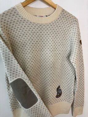Fjallraven Fair Isle Knit Sweater with Added Fox Patch